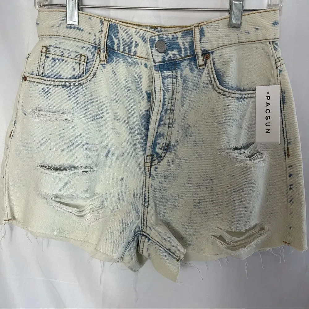 NWT PACSUN HIGH RISE SHORTS - Picture 1 of 11
